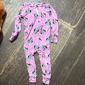 Disney Pink and Blue Minnie Mouse Kids Zippy